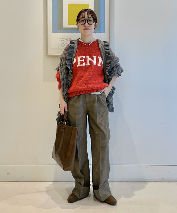 イシイ サオリさんの「BEAMS WOMEN｜ハンド レザー バッグ」を使ったコーディネート