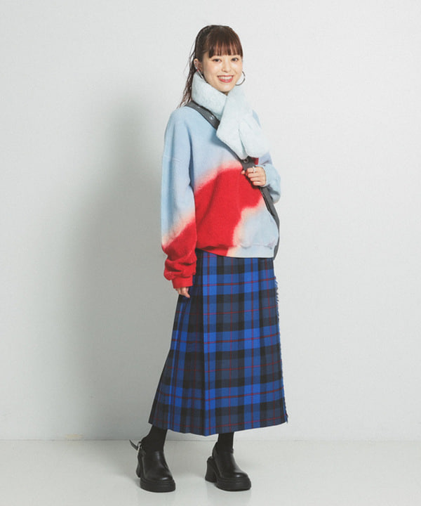 りかちょび/岸本梨佳さんの「BEAMS WOMEN｜ベルテッド ショルダー バッグ」を使ったコーディネート