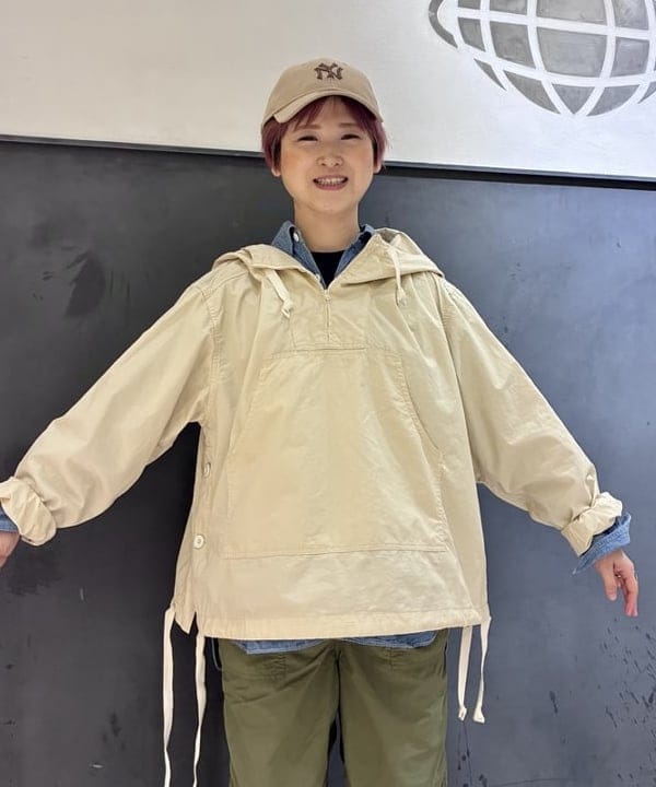 木村 梨香さんの「BEAMS WOMEN｜サイドボタン アノラック」を使ったコーディネート