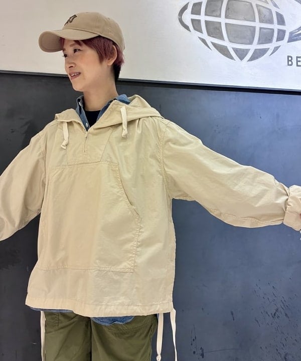 木村 梨香さんの「BEAMS WOMEN｜サイドボタン アノラック」を使ったコーディネート