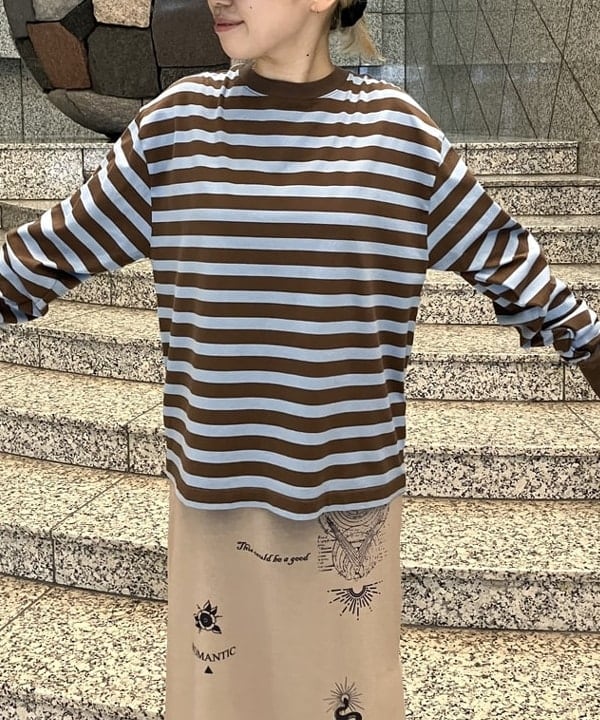 まゆちゃんさんの「BEAMS WOMEN｜【別注】FRED PERRY / Fluffy Crewneck Knit Cardigan」を使ったコーディネート