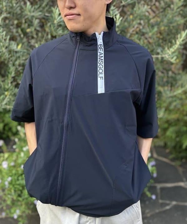 美品☆ビームスゴルフ　ハイブリッドダウン　ニット　カモフラ柄　2way 近年 ビームス ゴルフ 玉川髙島屋S・C店（1117668） スタイリング