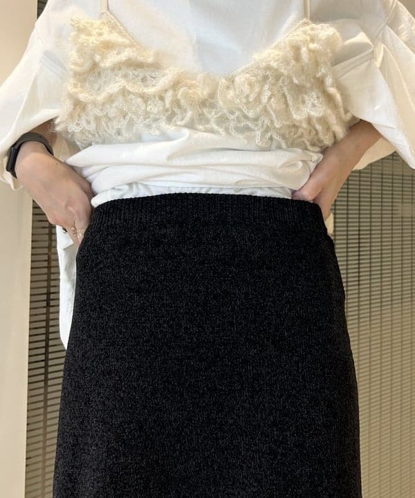 清水 彩乃さんの「BEAMS WOMEN｜maturely / ワイヤー メッシュ シアー ハイソックス」を使ったコーディネート