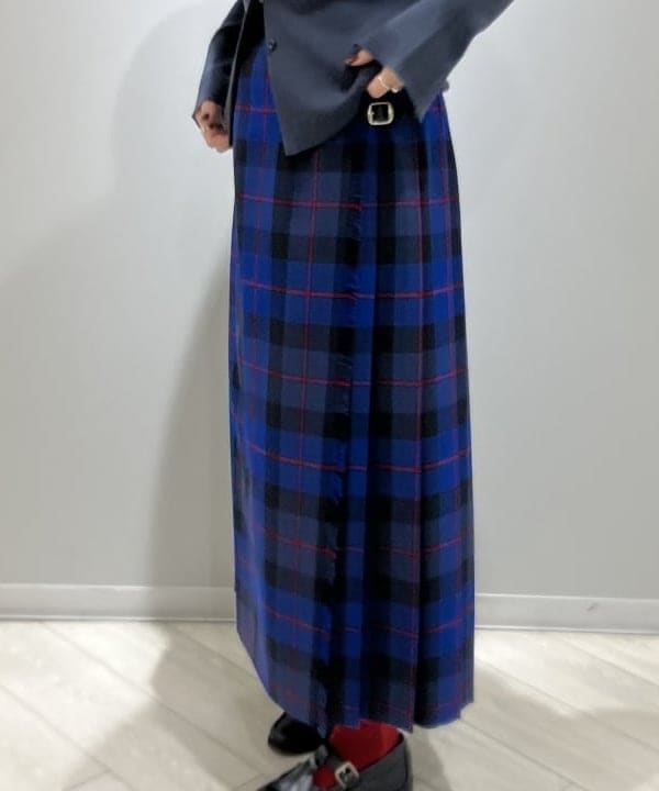 OSUMIさんの「BEAMS WOMEN｜ポリエステル ウール ポロ カーディガン」を使ったコーディネート