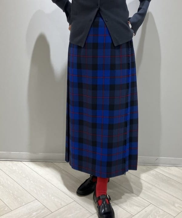 OSUMIさんの「BEAMS WOMEN｜ポリエステル ウール ポロ カーディガン」を使ったコーディネート