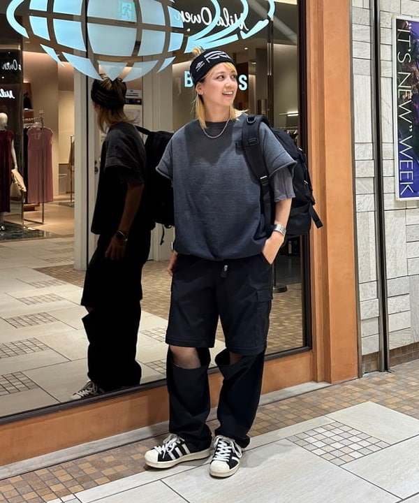 Heg.さんの「【別注】BOWWOW / カットオフ スウェット」を使ったコーディネート