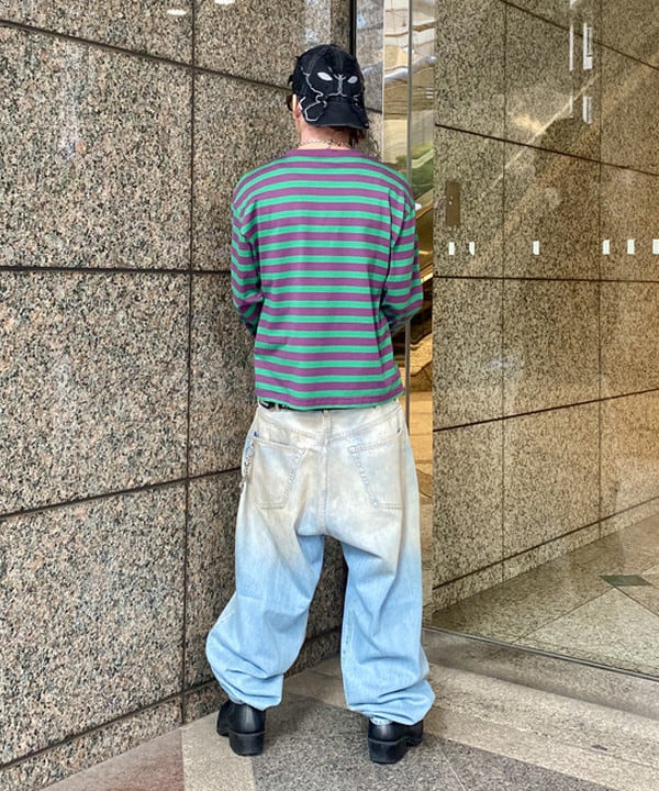 はるひむさんの「BEAMS WOMEN｜ベーシック ボーダー ロングスリーブ」を使ったコーディネート