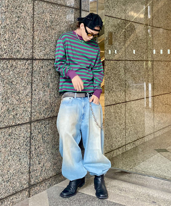 はるひむさんの「BEAMS WOMEN｜ベーシック ボーダー ロングスリーブ」を使ったコーディネート