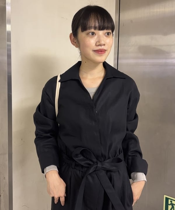 野村 美紅さんの「BEAMS WOMEN｜AK+1 / シルク コットン 丸胴 プルオーバー」を使ったコーディネート