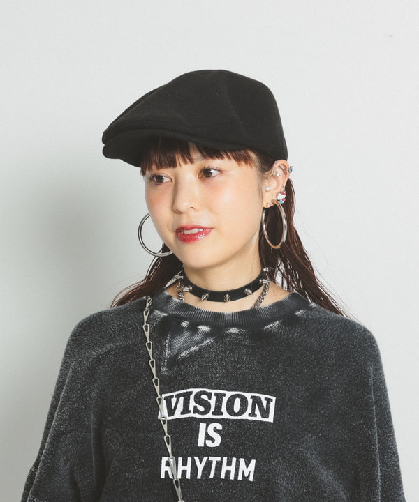 りかちょび/岸本梨佳さんの「BEAMS WOMEN｜ビッグ ハンチング」を使ったコーディネート