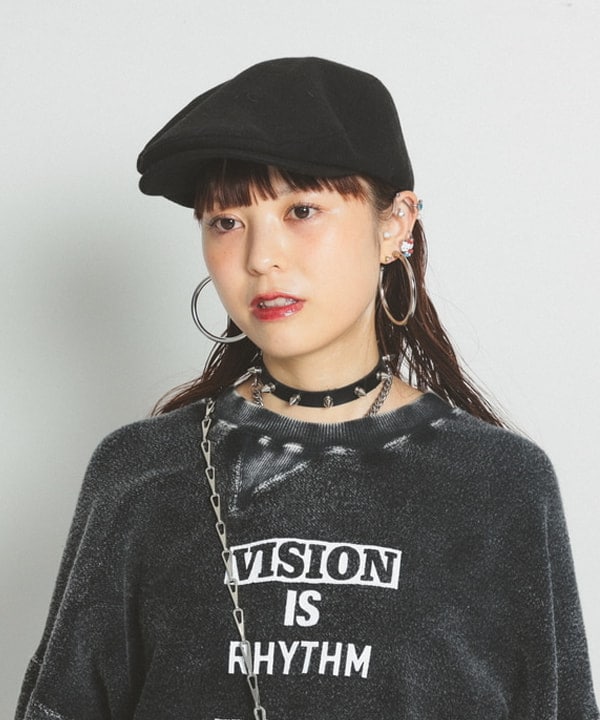 りかちょび/岸本梨佳さんの「BEAMS WOMEN｜ビッグ ハンチング」を使ったコーディネート