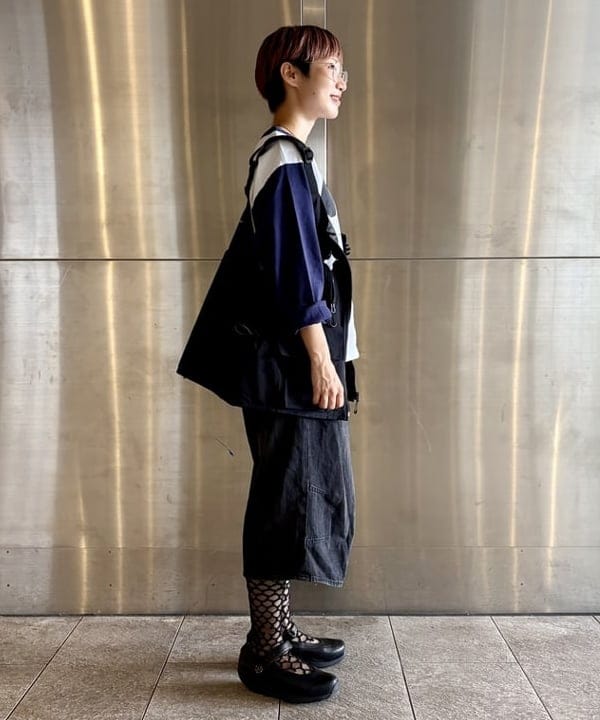 みりさんの「【別注】Champion / ミッキーマウス / フットボール Tシャツ」を使ったコーディネート