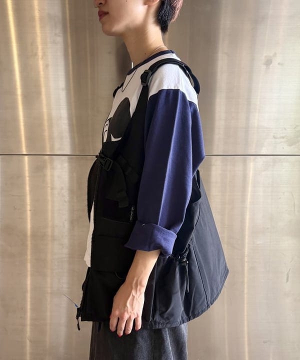 みりさんの「【別注】Champion / ミッキーマウス / フットボール Tシャツ」を使ったコーディネート