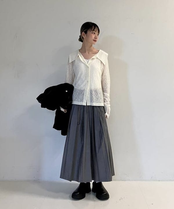 むりょさんの「BEAMS WOMEN｜RBS / フェイクファー ステンカラー コート」を使ったコーディネート