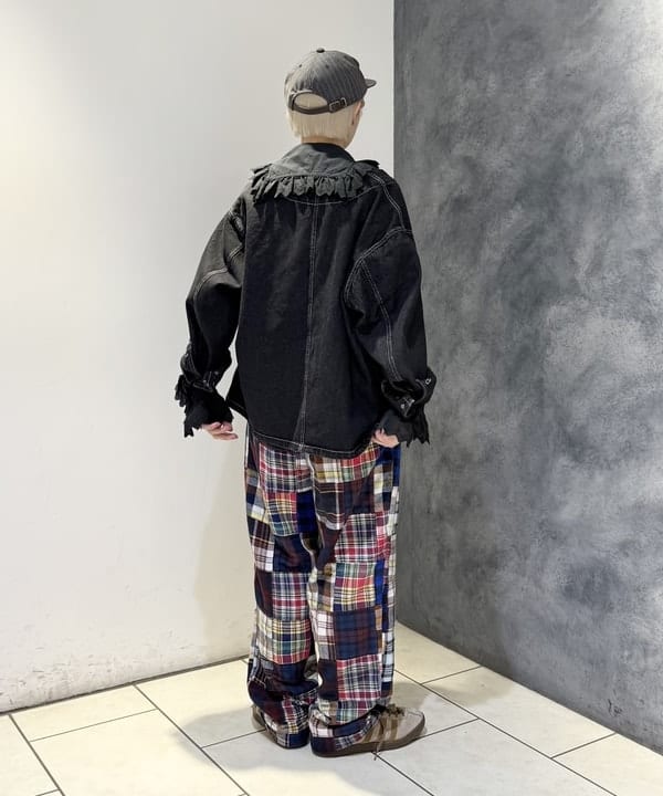 yokoyama shionさんの「BEAMS WOMEN｜デニム エンジニア ジャケット」を使ったコーディネート