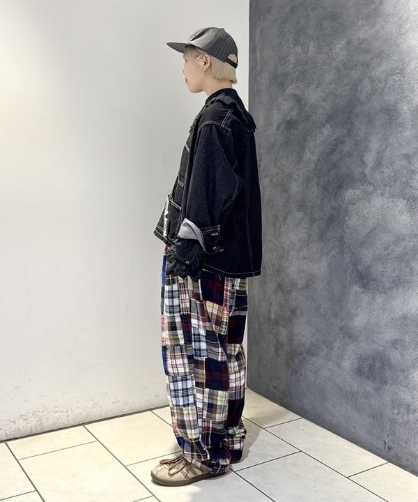 yokoyama shionさんの「BEAMS WOMEN｜デニム エンジニア ジャケット」を使ったコーディネート