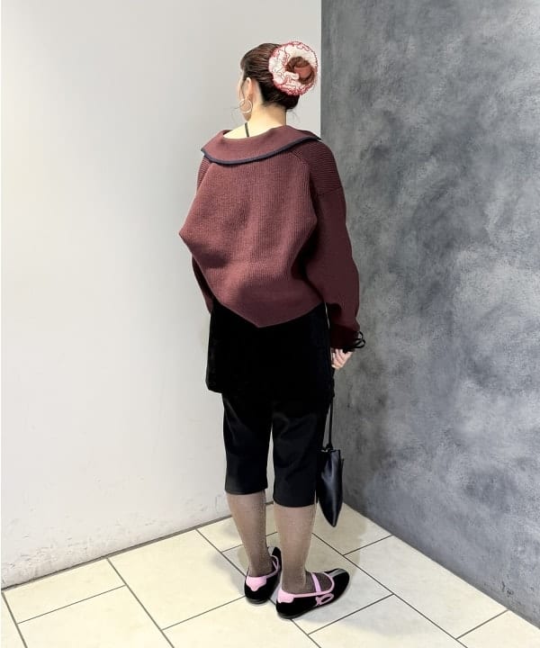 庭野 優紀さんの「BEAMS WOMEN｜【別注】FRED PERRY / Tipped Collar Cardigan」を使ったコーディネート