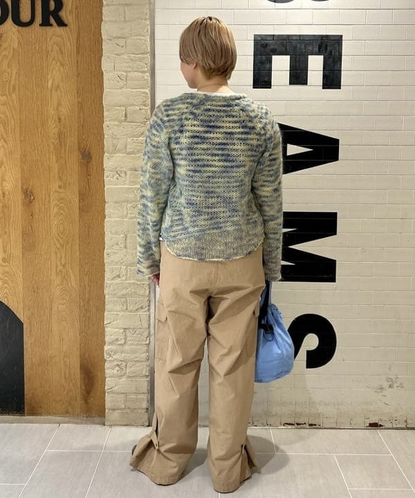 スミレさんの「BEAMS WOMEN｜カスリ モヘア ベースボール」を使ったコーディネート