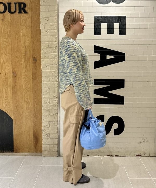 スミレさんの「BEAMS WOMEN｜カスリ モヘア ベースボール」を使ったコーディネート