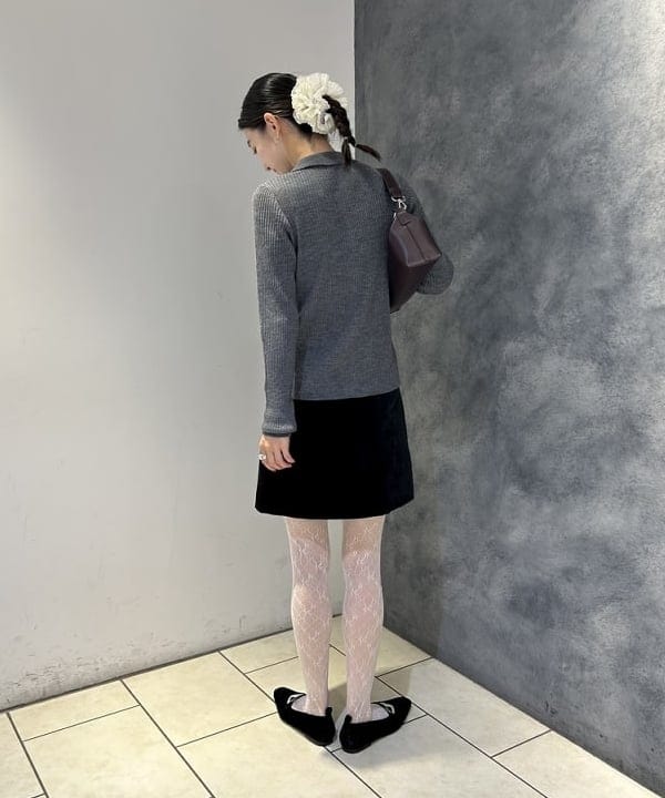 ササキさんの「BEAMS WOMEN｜リブ ポロ カーディガン」を使ったコーディネート