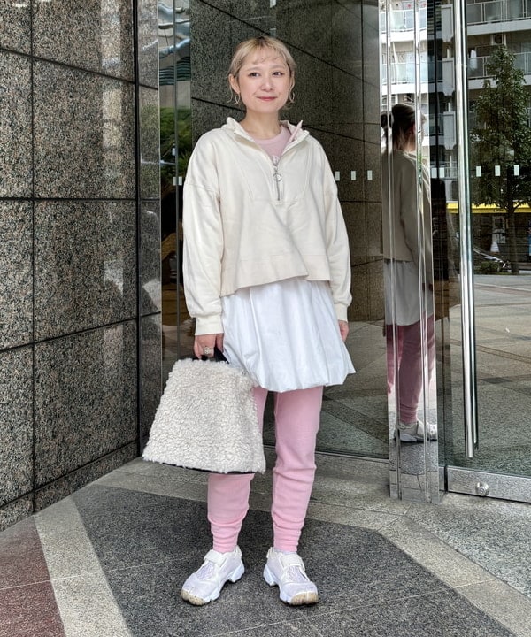 YABUさんの「BEAMS WOMEN｜ボア 2way トートバッグ」を使ったコーディネート