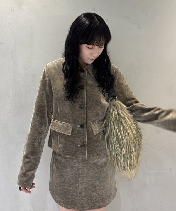 松田 陽茉莉さんの「BEAMS WOMEN｜モール ミニ スカート」を使ったコーディネート