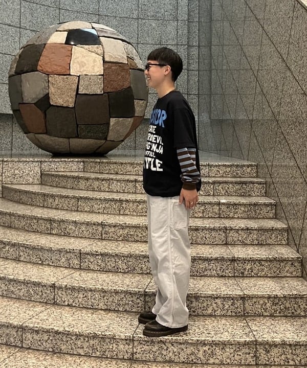 赤羽 花さんの「BEAMS WOMEN｜orSlow / DAD'S FIT PAINTER PANTS」を使ったコーディネート