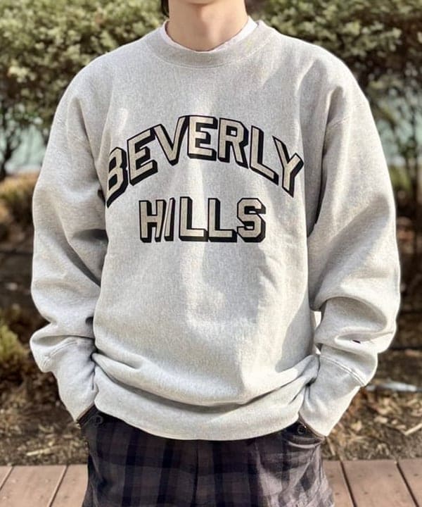 うえきんぐさんの「【別注】Champion / シティ クルー スウェット」を使ったコーディネート