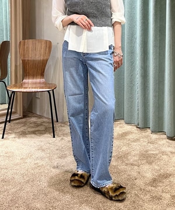 隈元 楓さんの「BEAMS WOMEN｜upper hights / THE CECILIE FLOW デニムパンツ」を使ったコーディネート