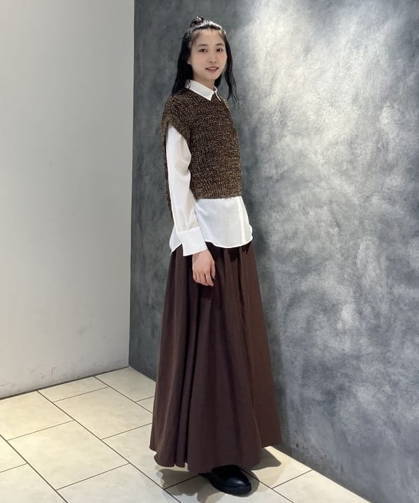 nodokaさんの「BEAMS WOMEN｜BAUM UND PFERDGARTEN / フェイクレザー 3ポケット ジャケット」を使ったコーディネート