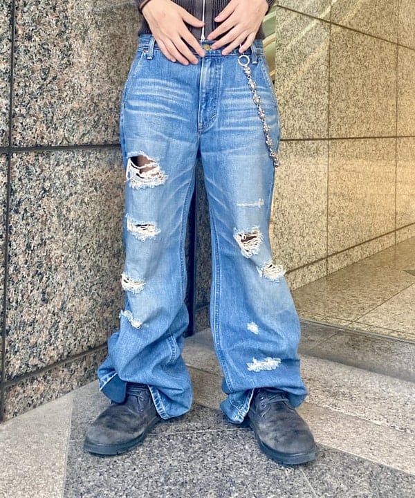 はるひむさんの「BEAMS WOMEN｜【別注】Lee / RIPPED JEANS」を使ったコーディネート