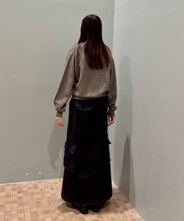 はやしあかねさんの「BEAMS WOMEN｜DANTON / LAMBS WOOL CREWNECK CARDIGAN」を使ったコーディネート