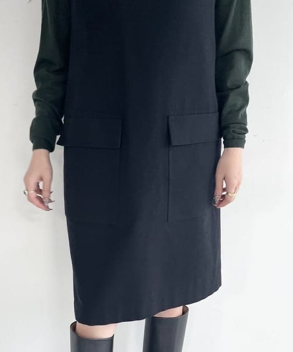 関 桂子さんの「BEAMS WOMEN｜AK+1 / 18ゲージ ハイネック プルオーバー」を使ったコーディネート