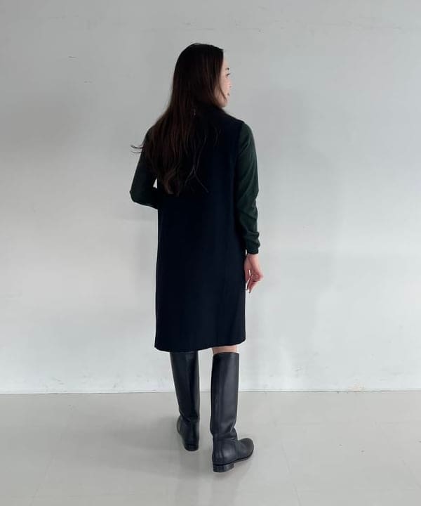 関 桂子さんの「BEAMS WOMEN｜AK+1 / 18ゲージ ハイネック プルオーバー」を使ったコーディネート