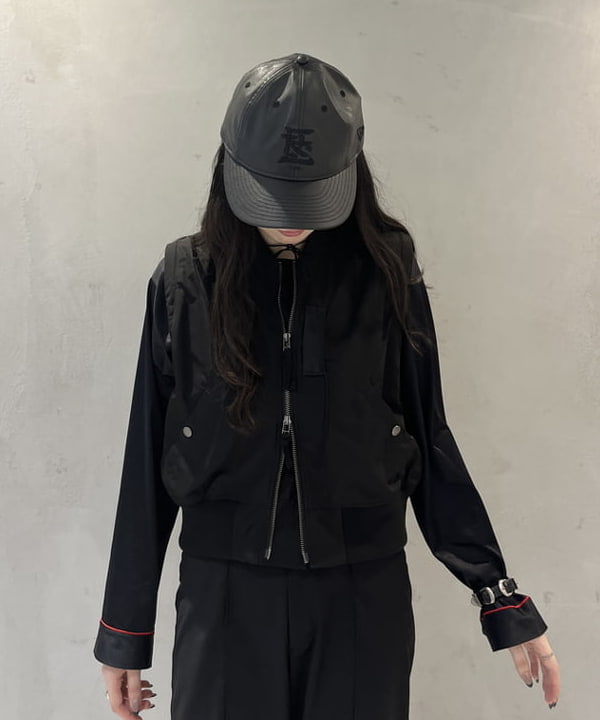 江口 息吹さんの「BEAMS WOMEN｜デタッチ スリーブ ミリタリー ブルゾン」を使ったコーディネート