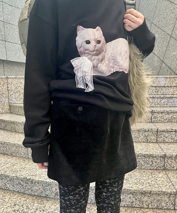 森本 理絵さんの「BEAMS WOMEN｜モール ミニ スカート」を使ったコーディネート