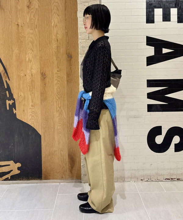 amaさんの「BEAMS WOMEN｜ニュースペーパーバッグ ミニ」を使ったコーディネート