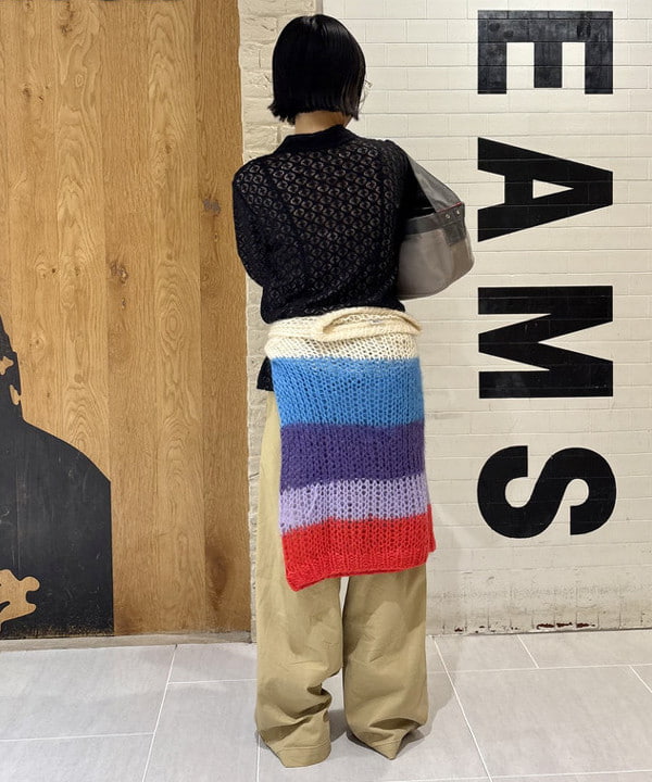 amaさんの「BEAMS WOMEN｜ニュースペーパーバッグ ミニ」を使ったコーディネート