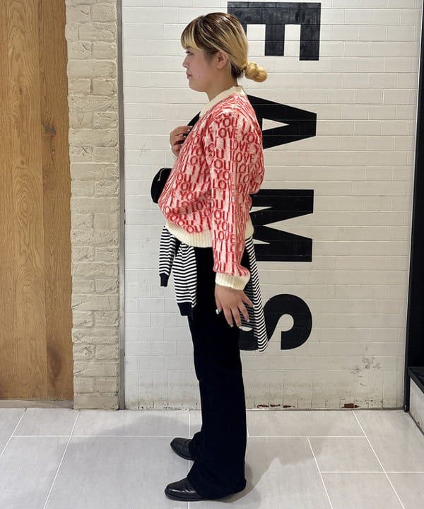 大石彩可さんの「BEAMS WOMEN｜【別注】PENNEY’S / シャギー ニット」を使ったコーディネート