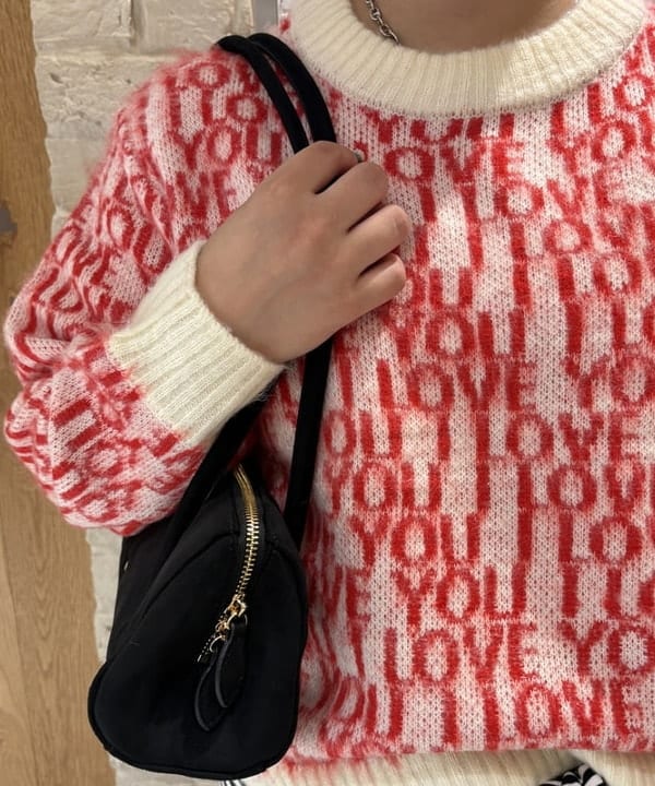 大石彩可さんの「BEAMS WOMEN｜【別注】PENNEY’S / シャギー ニット」を使ったコーディネート