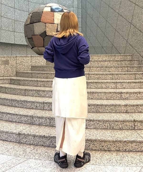 あすかさんの「BEAMS WOMEN｜ビーズ 刺繍 キャミ ワンピース」を使ったコーディネート