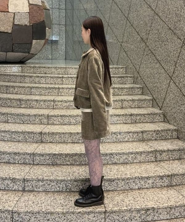 amiriさんの「BEAMS WOMEN｜モール ステンカラー ジャケット」を使ったコーディネート