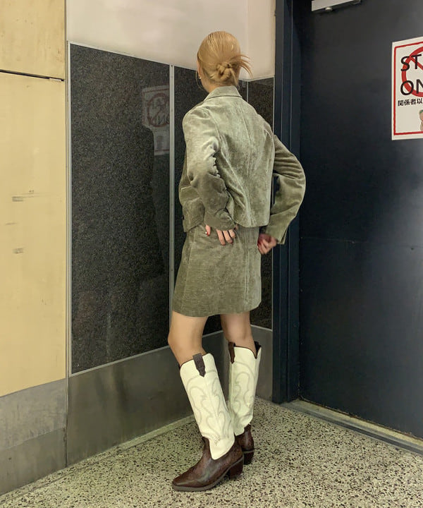 れいなさんの「BEAMS WOMEN｜モール ステンカラー ジャケット」を使ったコーディネート