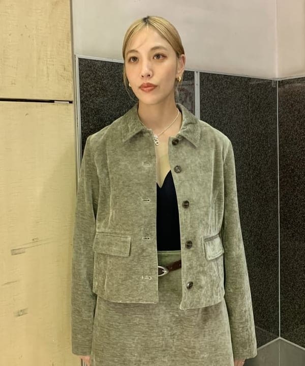 れいなさんの「BEAMS WOMEN｜モール ステンカラー ジャケット」を使ったコーディネート