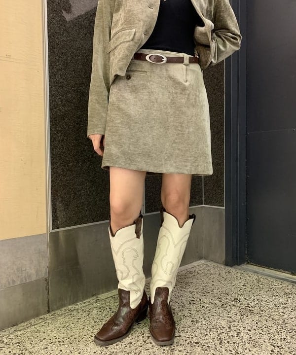 れいなさんの「BEAMS WOMEN｜モール ステンカラー ジャケット」を使ったコーディネート