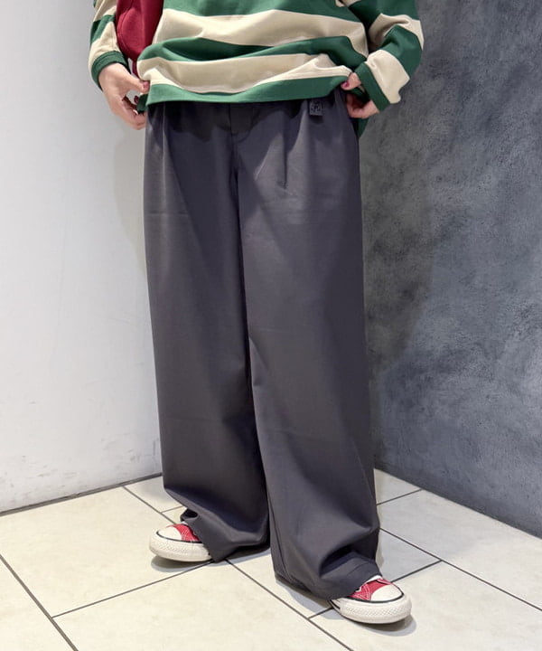 yokoyama shionさんの「BEAMS WOMEN｜【別注】LACOSTE / ボーダー ロングスリーブ Tシャツ」を使ったコーディネート