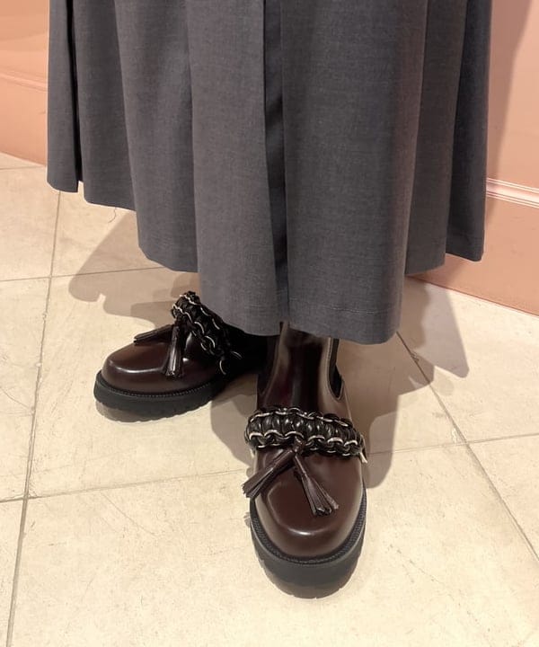 コスゲさんの「BEAMS WOMEN｜キリカエ プリーツ スカート」を使ったコーディネート