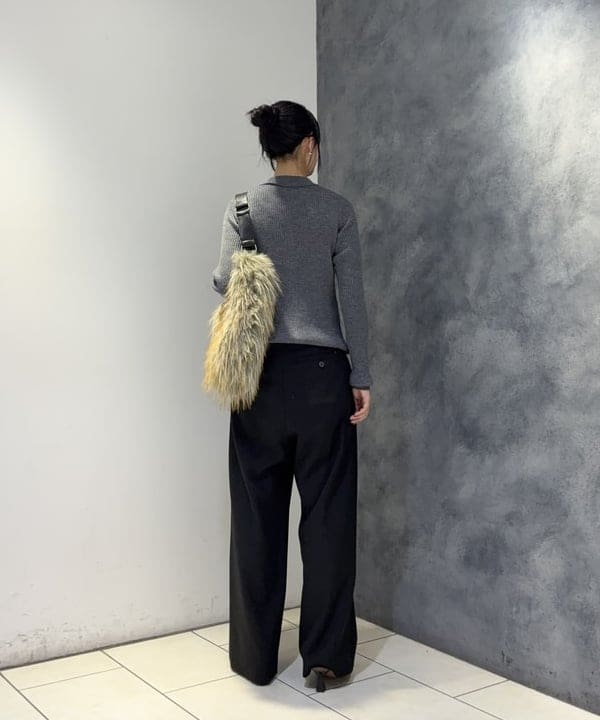 SAEさんの「BEAMS WOMEN｜リブ ポロ カーディガン」を使ったコーディネート