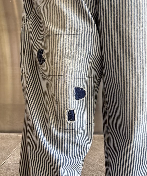 みりさんの「【別注】BIGMAC / ヒッコリー オーバーオール」を使ったコーディネート