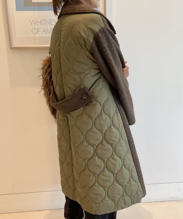 大木さんの「BEAMS WOMEN｜ロング ファー バッグ」を使ったコーディネート